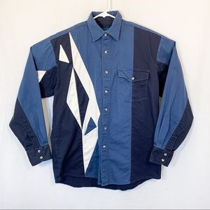 Wrangler Western Wear L/S Pearl Snap Medium